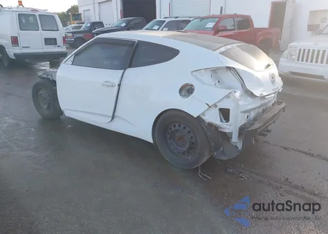 2017 Hyundai Veloster из США, поврежденный, VIN KMHTC6AD2HU312538